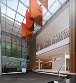 某紡織廠辦公樓大廳 針紡織品的綜合展示與專業氛圍營造